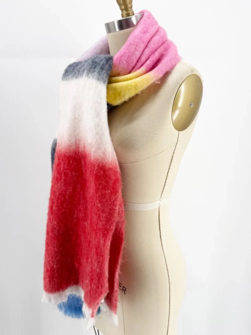 GAP Brush Colorful Chunky Oversized Scarf O/S